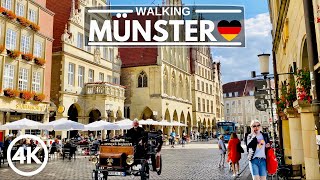 4K Walk in Münster City Germany 2020  Bicycle Capital Tour [upl. by Meredi946]