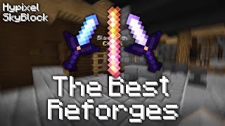 Hypixel SkyBlock reforging guide all the best reforges [upl. by Lehcir735]