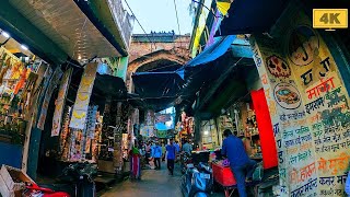 Chowk Market From Gol Darwaza to Akbari Gate  4K Lucknow Heritage Walking Tour [upl. by Asyl960]