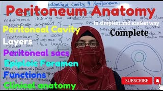 PERITONEUM  PERITONEAL CAVITY  LAYERS  SACS  EPIPLOIC FORAMEN  FUNCTIONS  CLINICAL ANATOMY [upl. by Seugirdor]