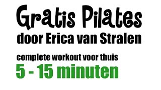 Pilates oefeningen  BUIK  pittige mini workout [upl. by Puff882]