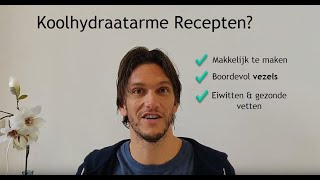 Koolhydraatarme Recepten van Makkelijk Afvallen [upl. by Erdnad]