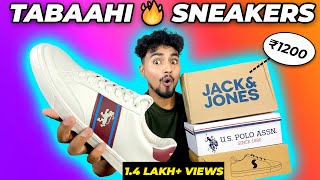 🔥BRANDED🔥  5 BEST BUDGET WHITE SNEAKERSSHOES FOR MEN UNDER 15002000  Amazon HAUL 2023 [upl. by Crispas584]