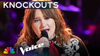 Ruby Leigh Is Spectacular Performing quotBluequot by LeAnn Rimes  The Voice Knockouts  NBC [upl. by Clementius105]