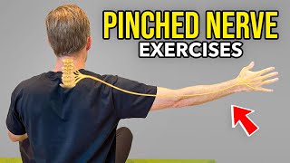 4 Exercises for a Pinched Neck Nerve Cervical Radiculopathy [upl. by Ahsinawt]