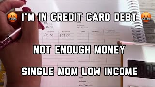 Paying off Debt Low Income Budget Low Income Budgeting Low Income Debt pay off [upl. by Hulbig810]