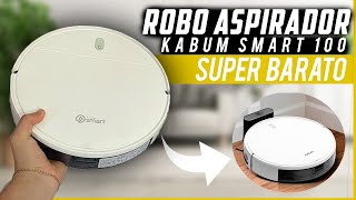 Robô Apirador Kabum SMART 100  Barato com CARREGAMENTO AUTOMÁTICO Unboxing e Depoimento [upl. by Ally879]