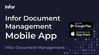 Infor Document Management Mobile App Setup [upl. by Aidualc]