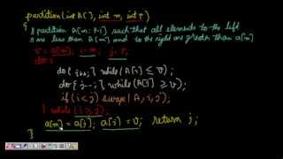 Programming Interviews Partitioning of an Array in Linear Time [upl. by Jarlen]