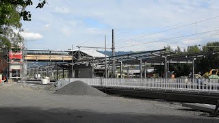 Lindau Bodensee Ein neuer Fernbahnhof entsteht LindauReutin Eindrücke vom 14082020 [upl. by Averat227]