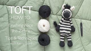 Sewing Up and Finishing Alice the Zebra [upl. by Zola]