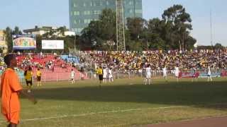 Ethiopia soccer league Bunna  Bank match in January 2012 [upl. by Barimah511]