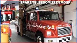 SPARE TELEBOOM 22 Inside The Station Ep 24  FS22 FRV Station Ringwood Light amp AIRHORN Demo [upl. by Larkins746]