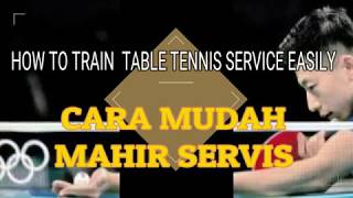 Table Tennis Service Technique  Cara Servis Tenis Meja Mematikan [upl. by Ssilb366]