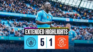 Man City 51 Luton Town  EXTENDED HIGHLIGHTS  KOVACIC amp GVARDIOL both score BANGERS [upl. by Zetta]