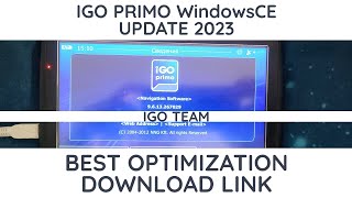 IGO PRIMO navigation for Windows CE EuropeampEngland Download link in description New Map 2023 Q4 [upl. by Llevrac349]