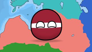 Countryballs  History of Latvia [upl. by Oilalue]