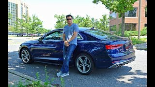 AUDI 2018 S5 Quattro Coupe Review Street Tested [upl. by Aneras]