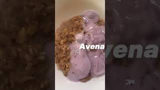 Avena para el desayuno con ingrediente secreto 🤫 shortvideo desayuno avena delicious comida [upl. by Wootten]