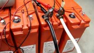 1000Ah Battery Bank Part5  Equalizing and Reconditioning a Sulfated Battery Continued [upl. by Merce]