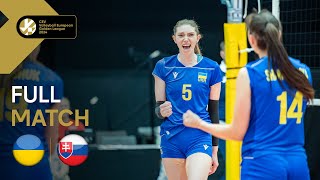 Full Match  Ukraine vs Slovakia  CEV Volleyball European Golden League 2024 [upl. by Laehcar376]