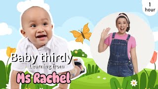 Toddler playtime  Learning from ms rachel babythirdy [upl. by Nerin]