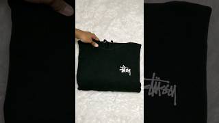 Stussy basic HD hoodie black [upl. by Nannarb]