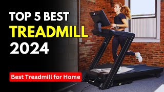 TOP 5 BEST TREADMILL OF 2024  Best Treadmill for Home [upl. by Sirrot]