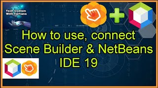 how to connect Scene builder with Netbeans  how to add scene builder in netbeans  Scenebuilder [upl. by Clemmie986]