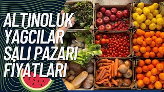 Altınoluk Yağcılar Salı Pazarı Fiyatları  Edremit  Balıkesir [upl. by Sirovaj]