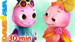 😍 Incy Wincy Spider Skidamarink and More Kids Songs  Nursery Rhymes by Dave and Ava 😍 [upl. by Eilahtan]