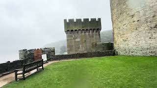 Conwy Castle on a rainy day [upl. by Ferrel507]