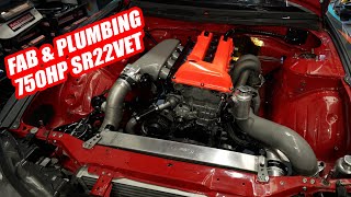 Fabrication and Dry Sump Lines for 750hp SR22VET  JET200 Prep for World Time Attack 2023 Part 4 [upl. by Adnohs]