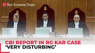 RG Kar horror case in SC CJI says what CBI revealed in its status report is ‘very disturbing’ [upl. by Briney]