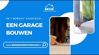 Zelf een Garage Bouwen  In 1 min stap voor stap uitleg [upl. by Nort]