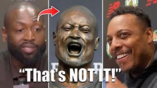 D Wade TROLLED by Paul Pierce and Fans about his Statue [upl. by Glynias730]