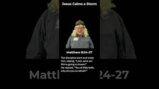 Bible Reading Jesus Calms a Storm bible bibleverses biblereading [upl. by Yancy]