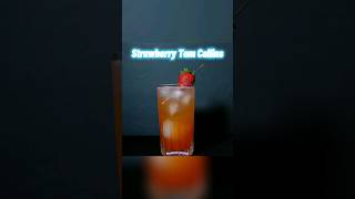 Strawberry Tom Collins Cocktail shorts [upl. by Schear904]