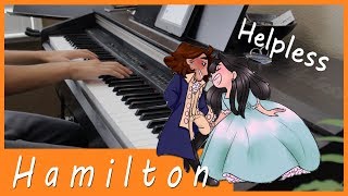 Helpless  Hamilton【Piano Karaoke Instrumental】 [upl. by Airdnua]