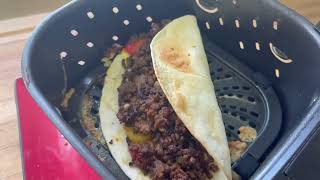 Hot Air Fryer Taco for Appies with Chappy by the Lake tacotuesday [upl. by Edobalo784]