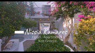 Nissia Kamares Hotel Apartments  Kardamena  Kos Island 4K [upl. by Ratep]