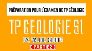 préparation de tp géologie s1svtfso partie2 [upl. by Oirramaj]