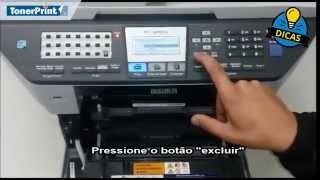 Toner Print  Reset de Cilindro Brother MFC8890DW [upl. by Netsrejk]