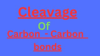 Cleavage of CarbonCarbon bondsalkenephenolalcoholmsc chemistryEasy Chemistian [upl. by Howie83]