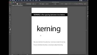 How to adjust kerning in Adobe Illustrator Photoshop and other Adobe programs [upl. by Mcmaster]