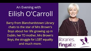 An Evening with Eilish OCarroll The Star of Mrs Browns Boys Speaks to Barry from Blanch Library [upl. by Esemaj775]