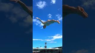 diving flip motivation pool backflip waterslide bucketlist summerholiday waterpark jump [upl. by Ziladnerb686]