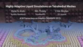 Highly Adaptive Liquid Simulations on Tetrahedral Meshes [upl. by Coppola]