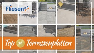 Top 10 Terrassenplatten 2021  unsere schönsten Terrassenplatten aus Feinsteinzeug in 2 cm Stärke [upl. by Araf859]