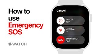 Apple Watch Series 4 — How to Use Emergency SOS — Apple [upl. by Linis336]